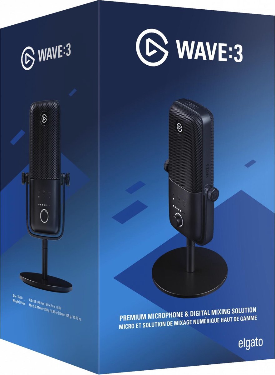 elgato Wave:3 - Zwart