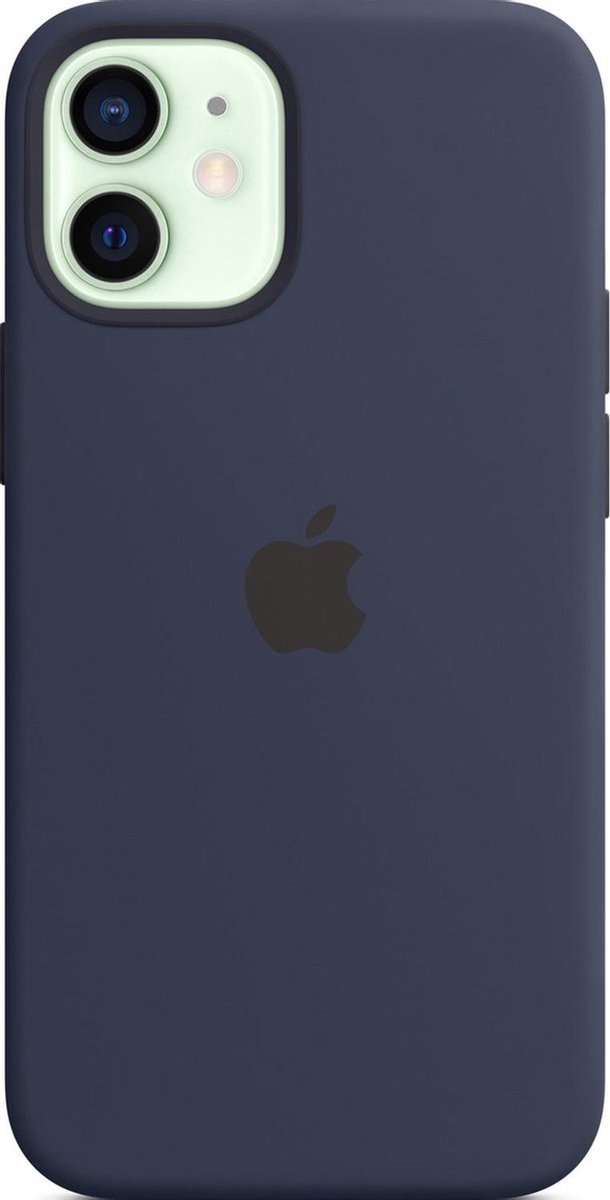 Apple iPhone 12 mini Back Cover met MagSafe Donkermarine - Blauw