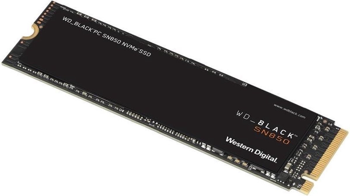 Western Digital WD Black SN850 500GB NVMe zonder Heatsink