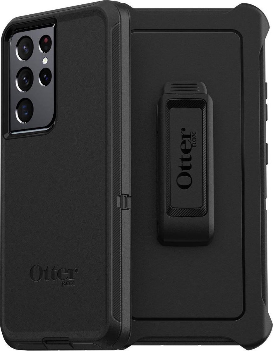 Otterbox Defender Samsung Galaxy S21 Ultra Back Cover - Zwart