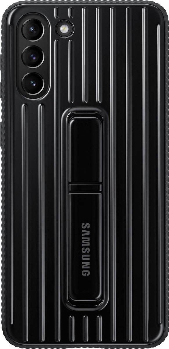 Samsung Galaxy S21 Plus Protective Standing Back Cover - Negro