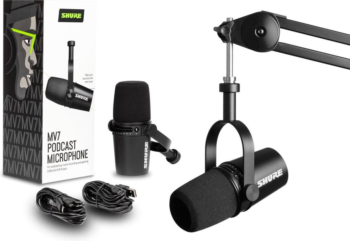 Shure MV7 - Zwart