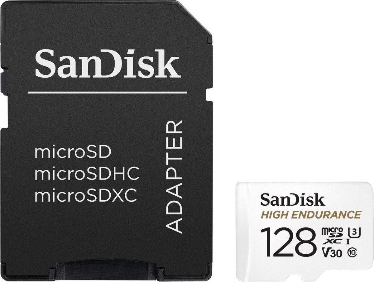 Sandisk Micro SDXC High Endurance 128GB 100MB/s + Adapter