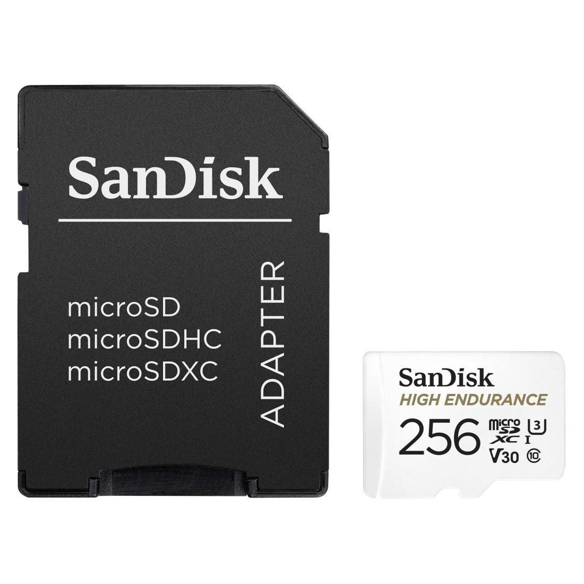Sandisk Micro SDXC High Endurance 256GB 100MB/s + Adapter