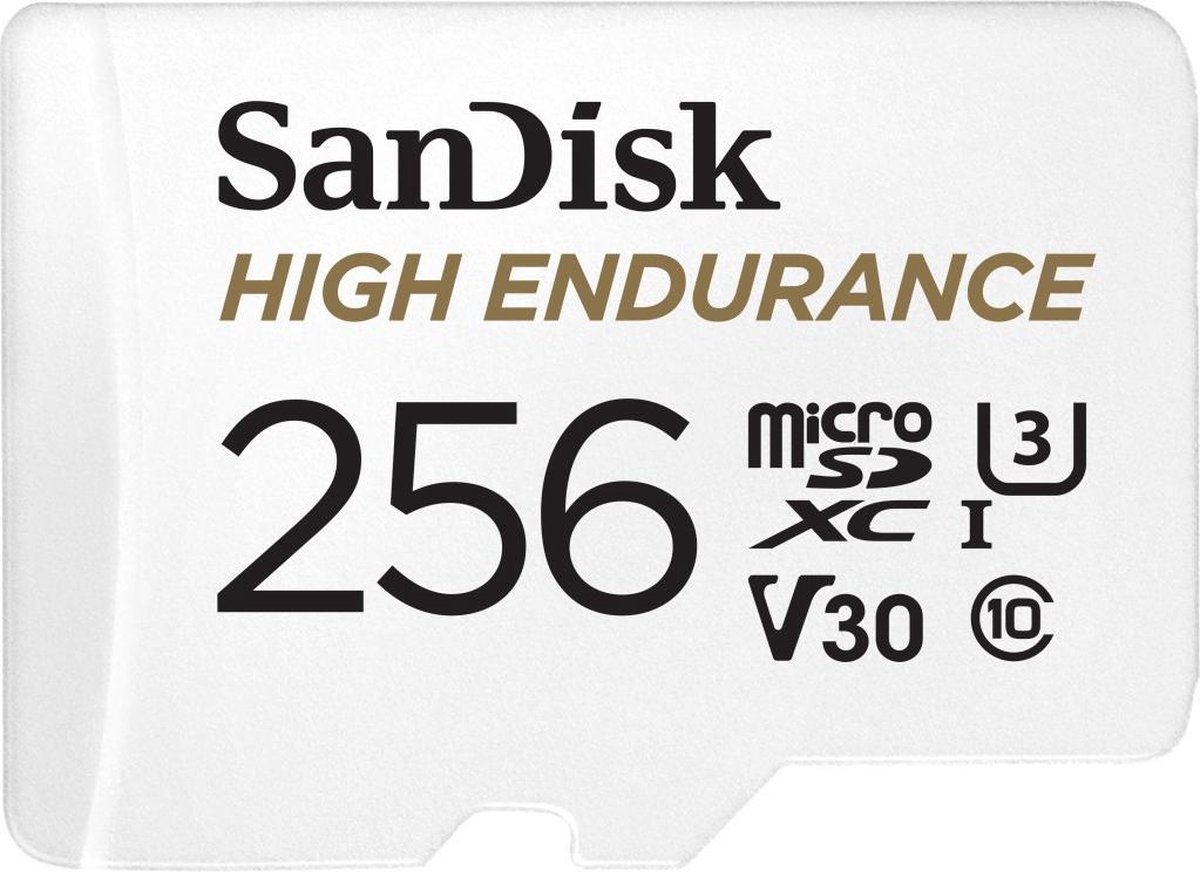 Sandisk Micro SDXC High Endurance 256GB 100MB/s + Adapter