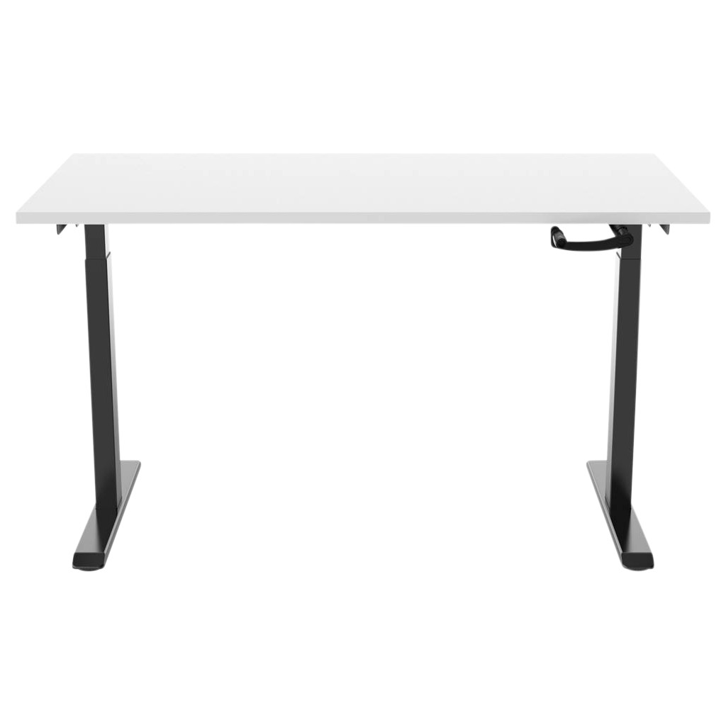 Euroseats Handslinger Bureau 160 x 80/Wit - Zwart