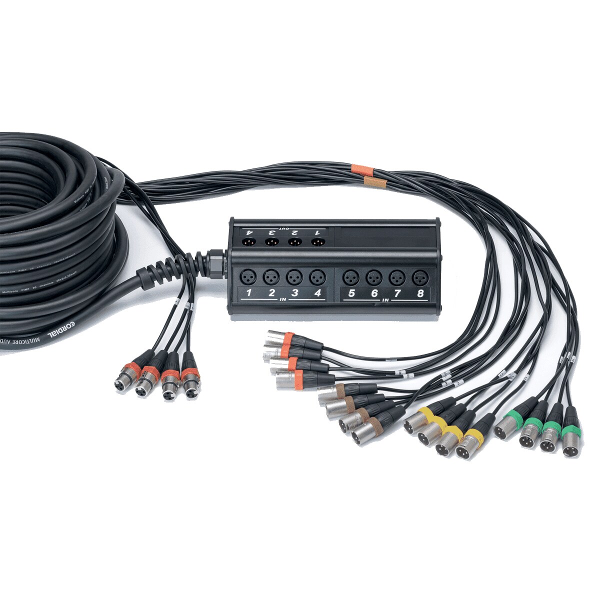 Cordial CYB16-4C stageblock XLR male/female 16 inputs - 4 outputs 30m