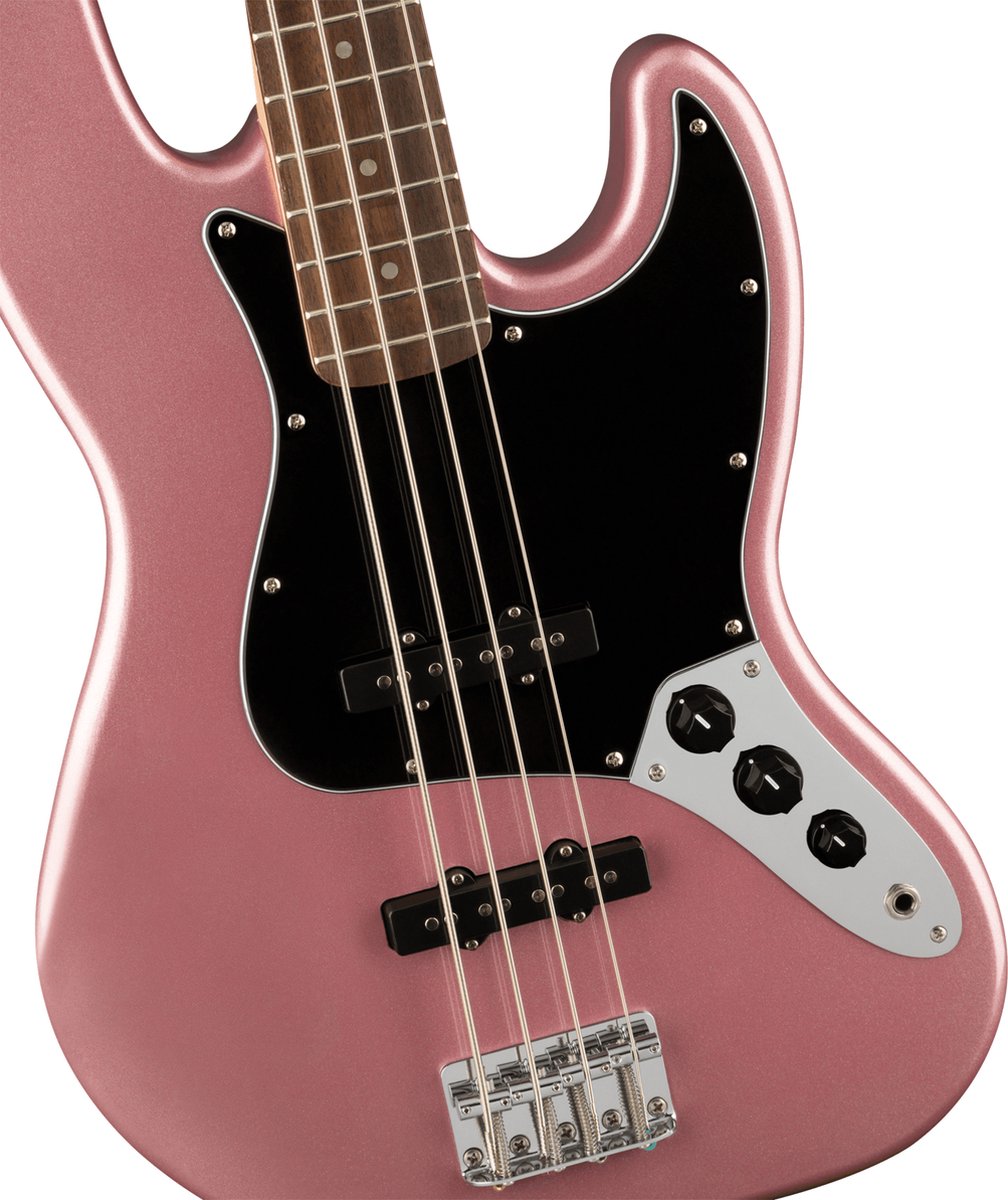 Squier Affinity Series Jazz Bass Burgundy Mist elektrische basgitaar