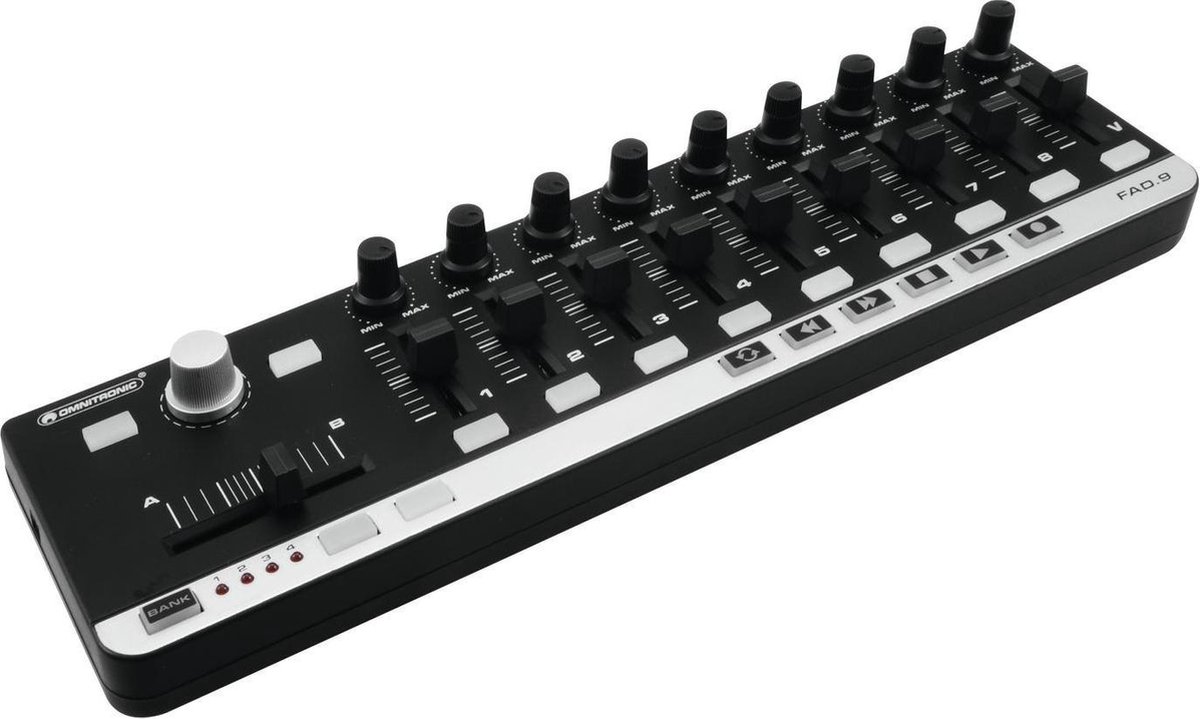 Omnitronic FAD-9 USB MIDI fader-controller