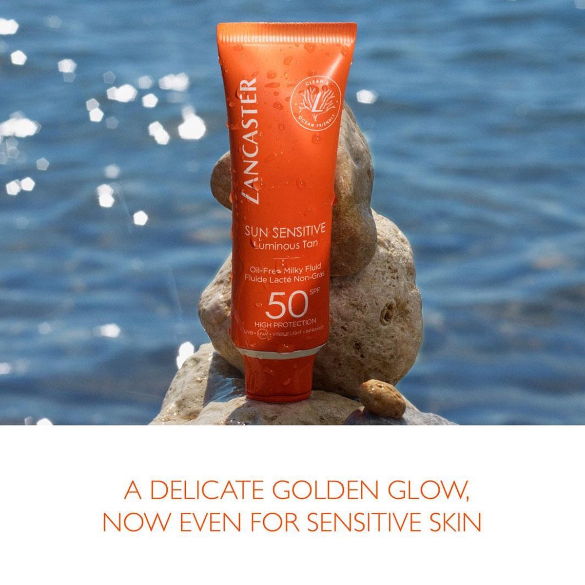 Lancaster Oil-Free Milky Fluid SPF50 Zonbescherming 50ml