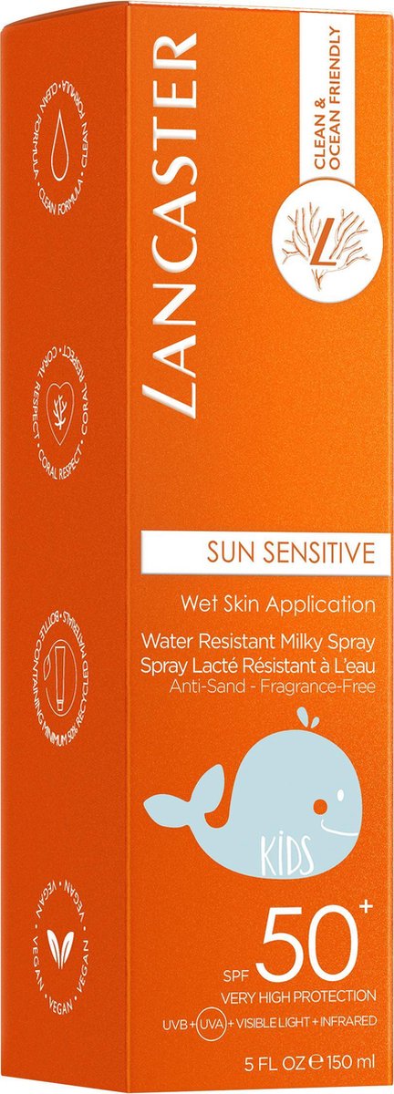 Lancaster Kids Water Resistant Milky Spray SPF50 Zonbescherming 150ml