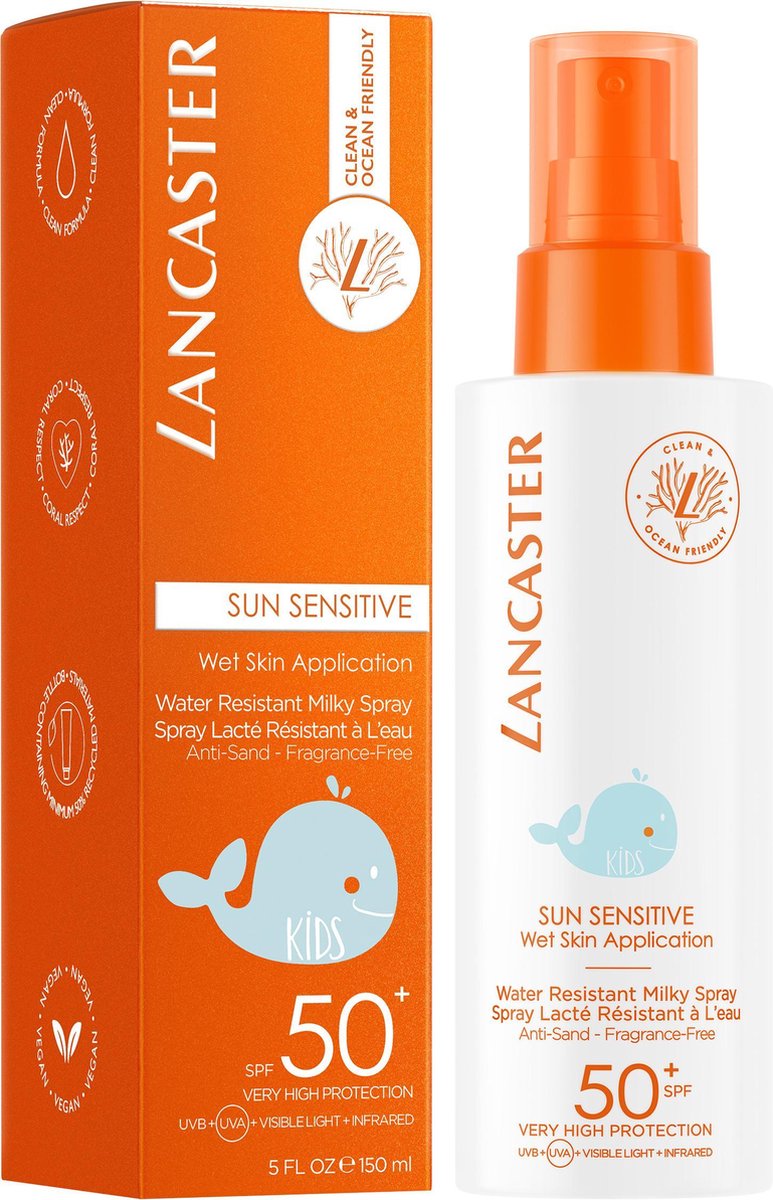 Lancaster Kids Water Resistant Milky Spray SPF50 Zonbescherming 150ml