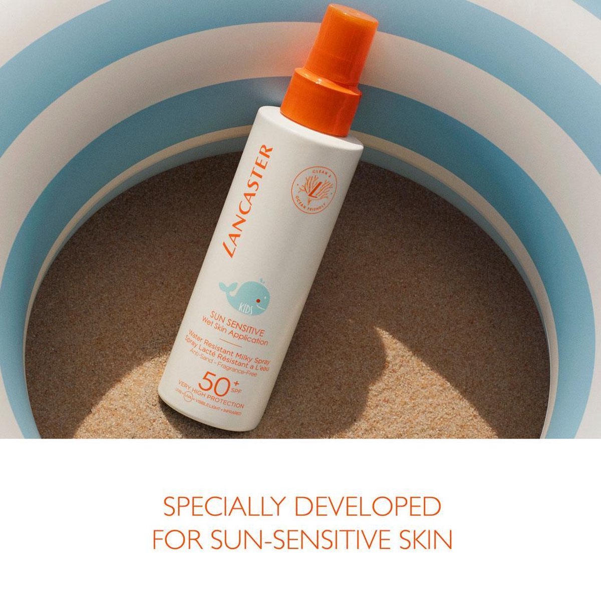 Lancaster Kids Water Resistant Milky Spray SPF50 Zonbescherming 150ml