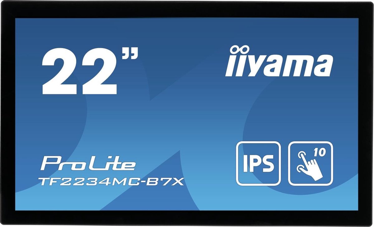 iiyama ProLite TF2234MC-B7X touch screen-monitor 54,6 cm (21.5 ) 1920 x 1080 Pixels Multi-touch Mult