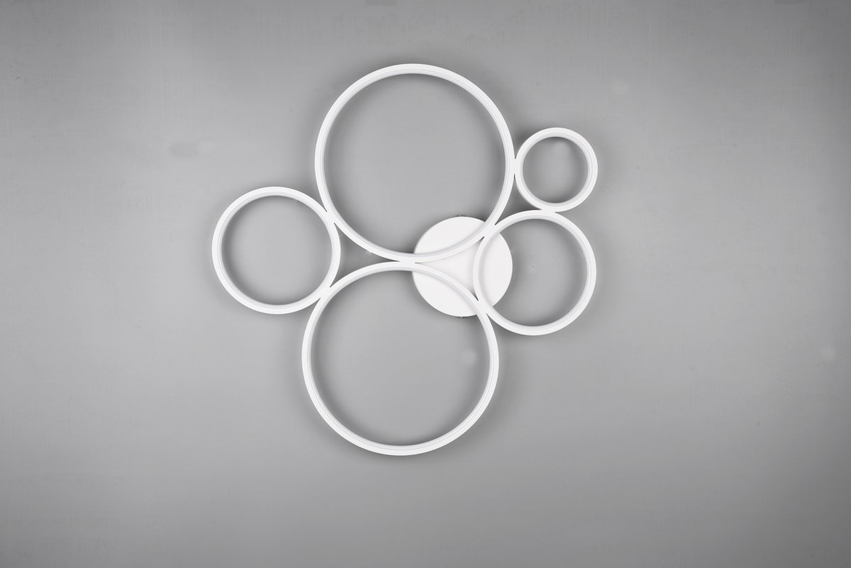 TRIO Rondo Plafonnière - Mat - Wit