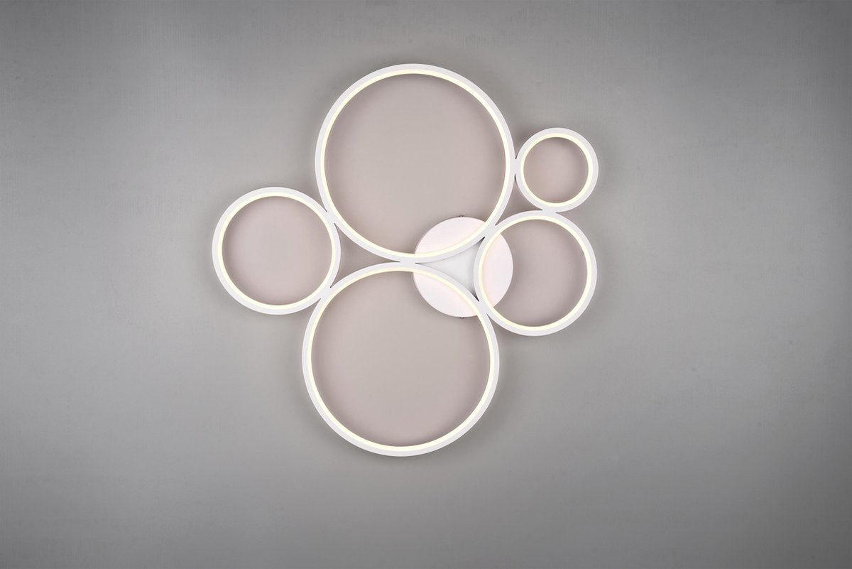 TRIO Rondo Plafonnière - Mat - Wit