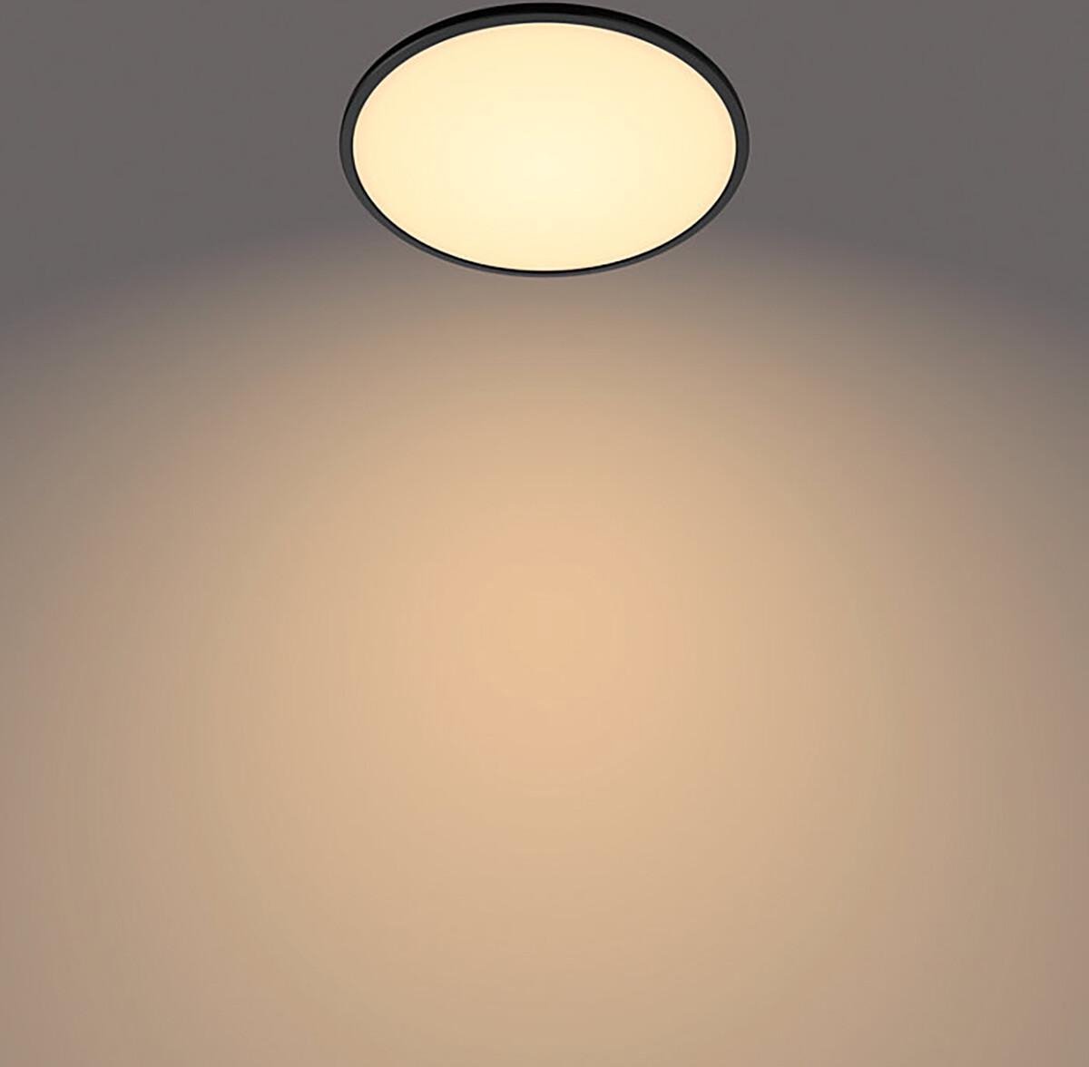 Philips Superslim Plafonnière - Zwart