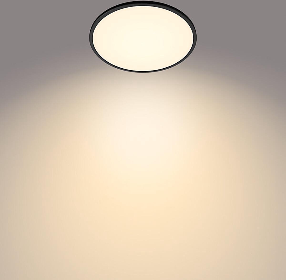 Philips Superslim Plafonnière - Zwart
