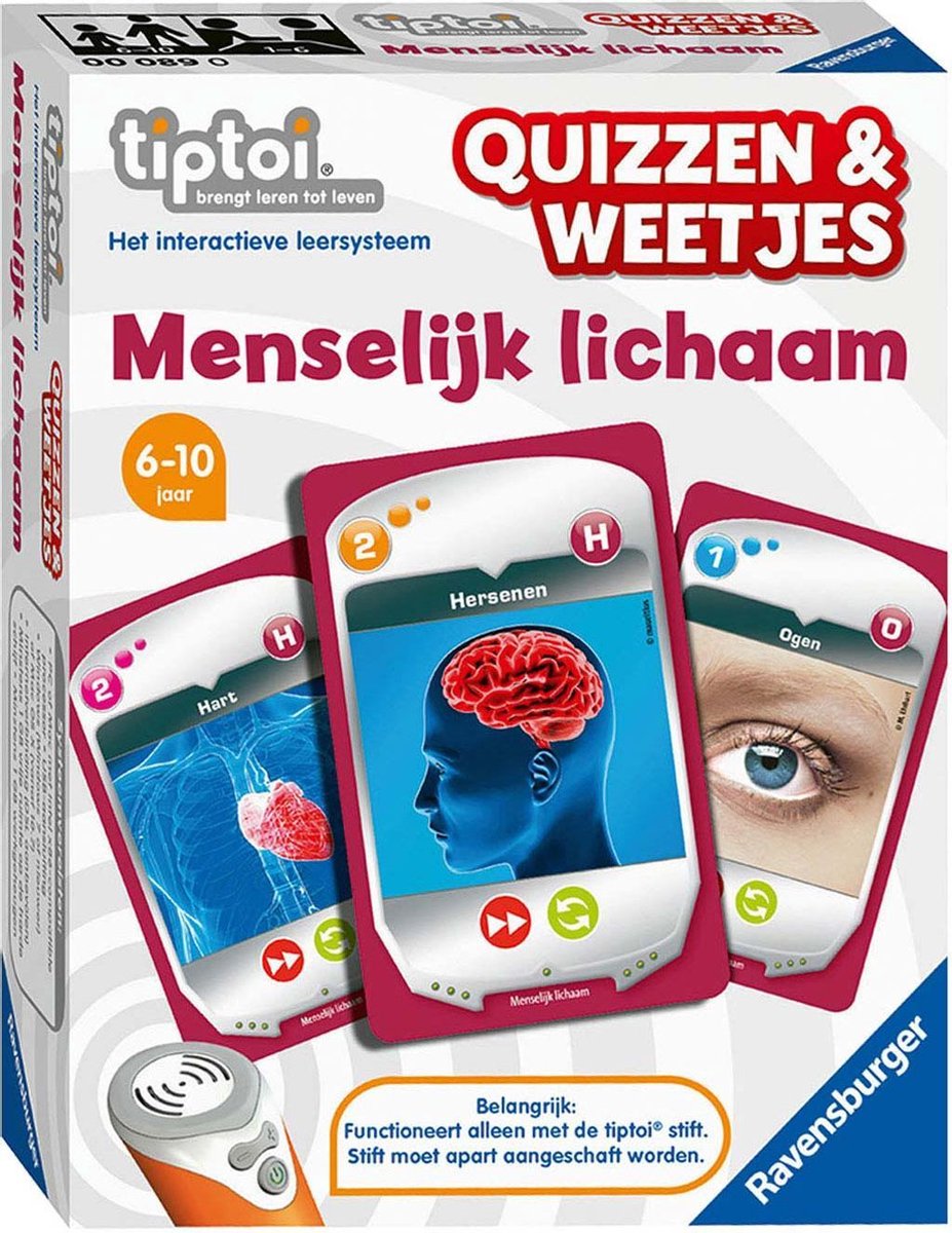 Ravensburger Tiptoi Quizzen & Weetjes - Menselijk Lichaam