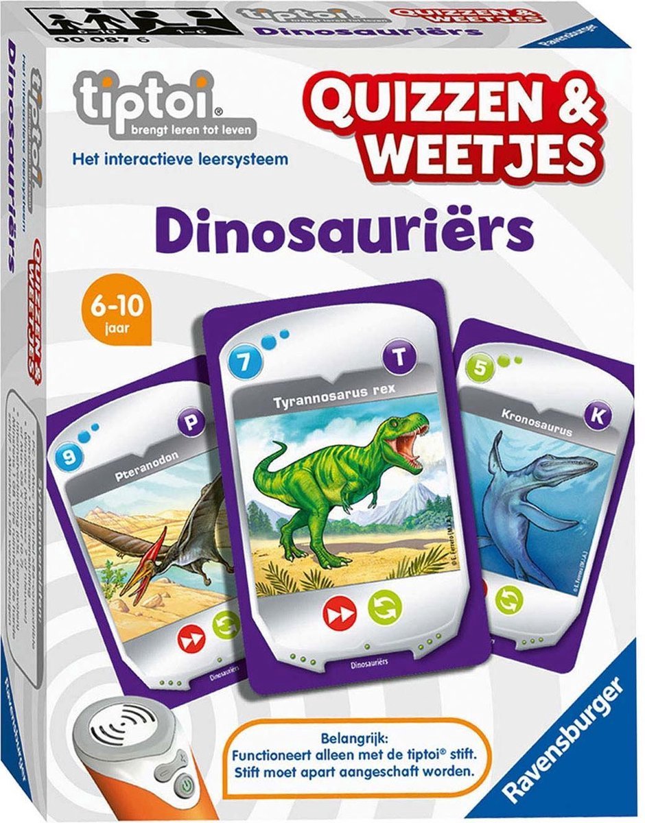 Ravensburger Tiptoi Quizzen & Weetjes - Dinosauriers