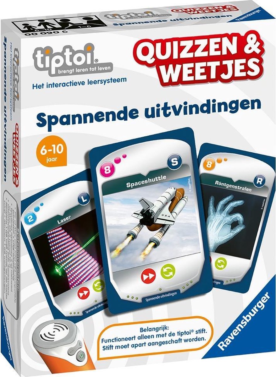 Ravensburger Tiptoi Quizzen & Weetjes - Uitvindingen