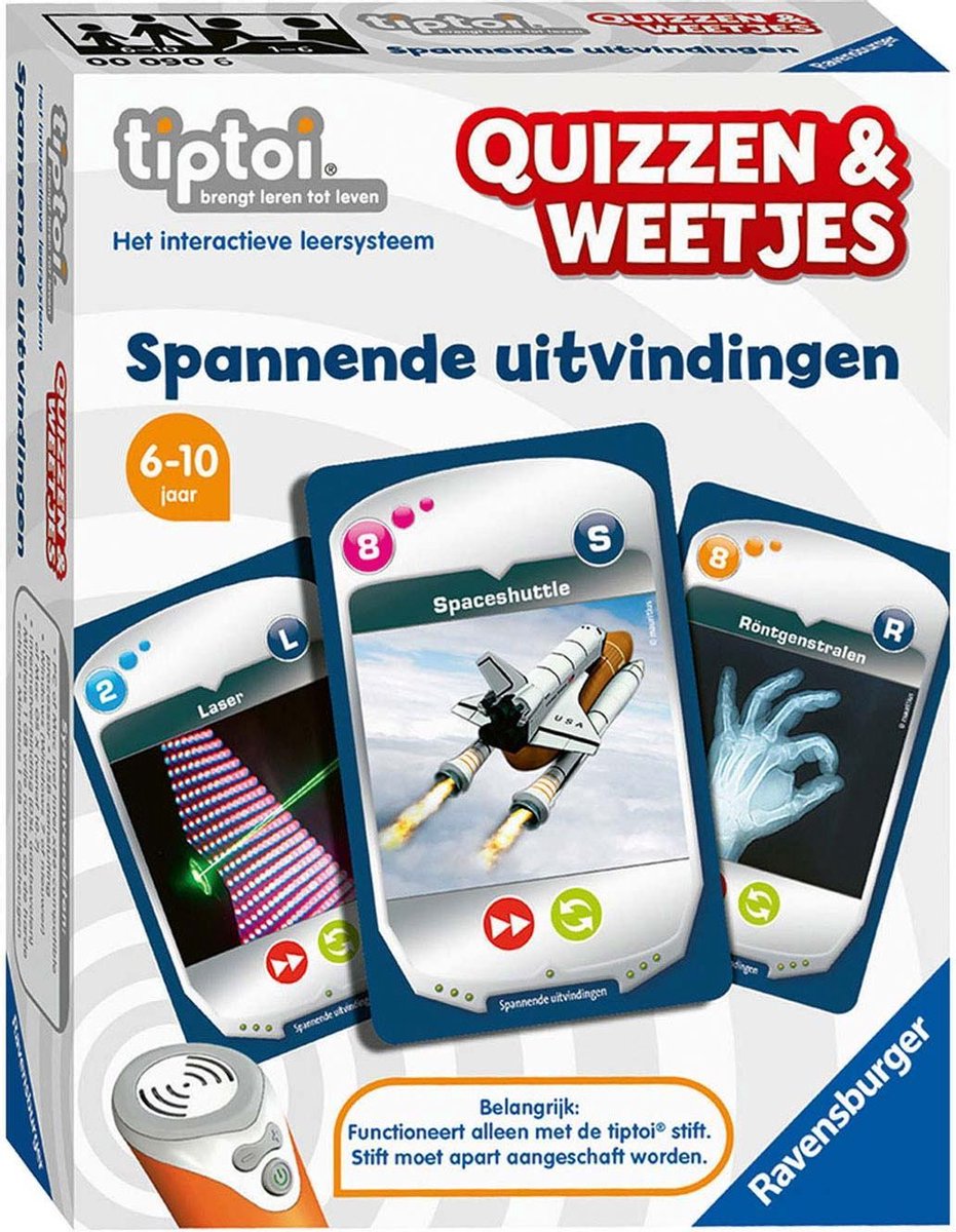Ravensburger Tiptoi Quizzen & Weetjes - Uitvindingen