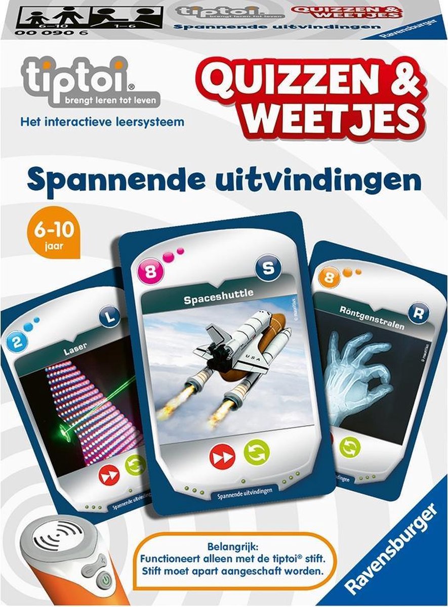 Ravensburger Tiptoi Quizzen & Weetjes - Uitvindingen