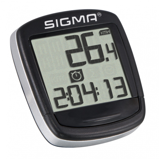 Sigma fietscomputer Bc Baseline 500 Wl 30 x 30 mm - Zwart