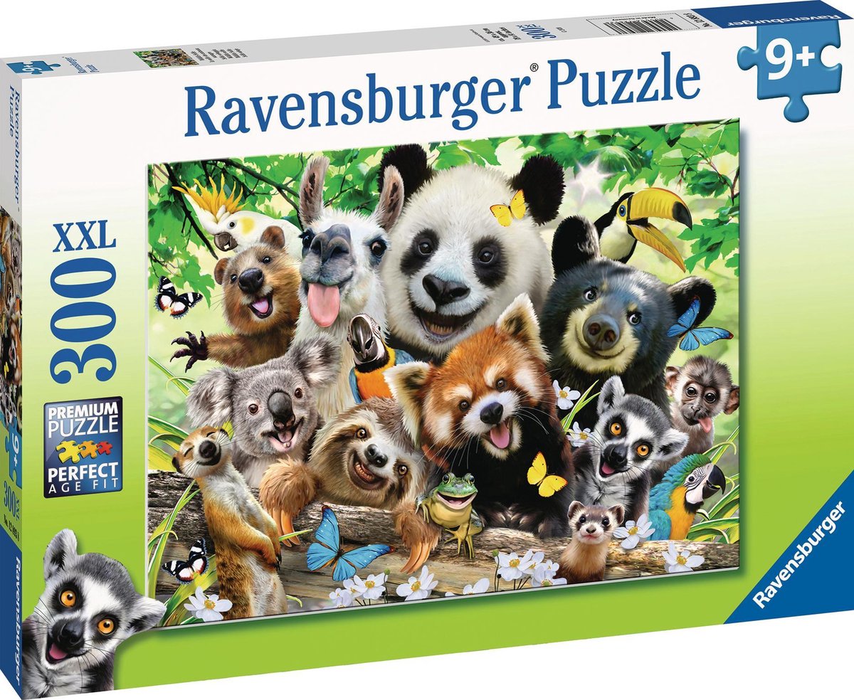 Ravensburger Puzzel Wildlife Selfie 300 XXL Stukjes