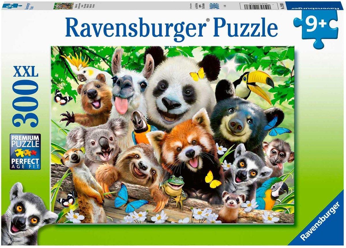 Ravensburger Puzzel Wildlife Selfie 300 XXL Stukjes