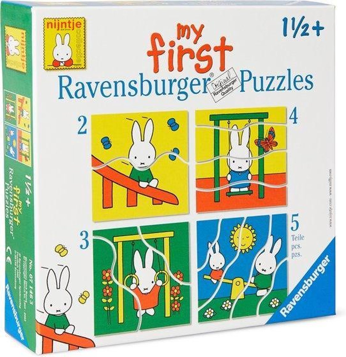 Ravensburger Nijntje Puzzel 4 in 1