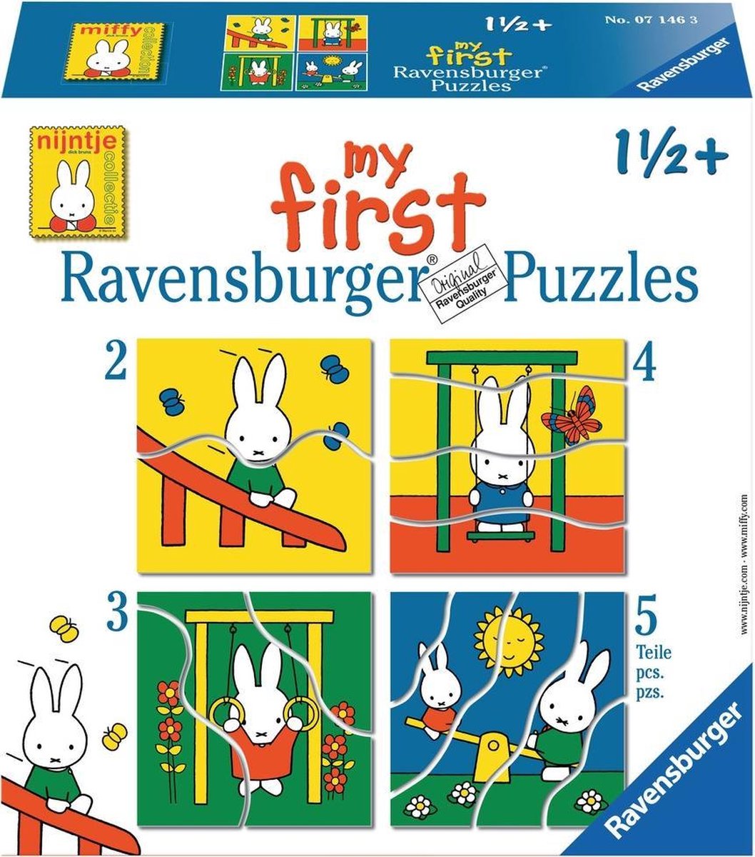 Ravensburger Nijntje Puzzel 4 in 1