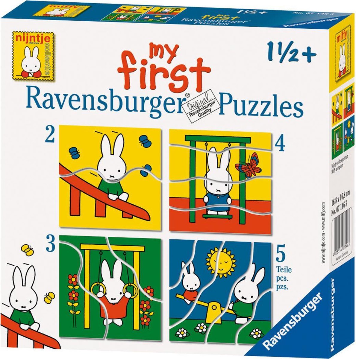 Ravensburger Nijntje Puzzel 4 in 1
