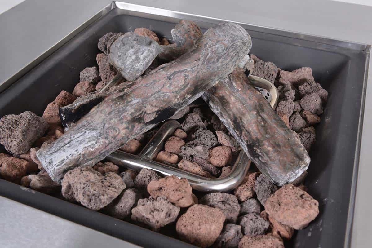 Cozy Living Garden Impressions gas vuurtafel Faro 80x80 cm - Wit