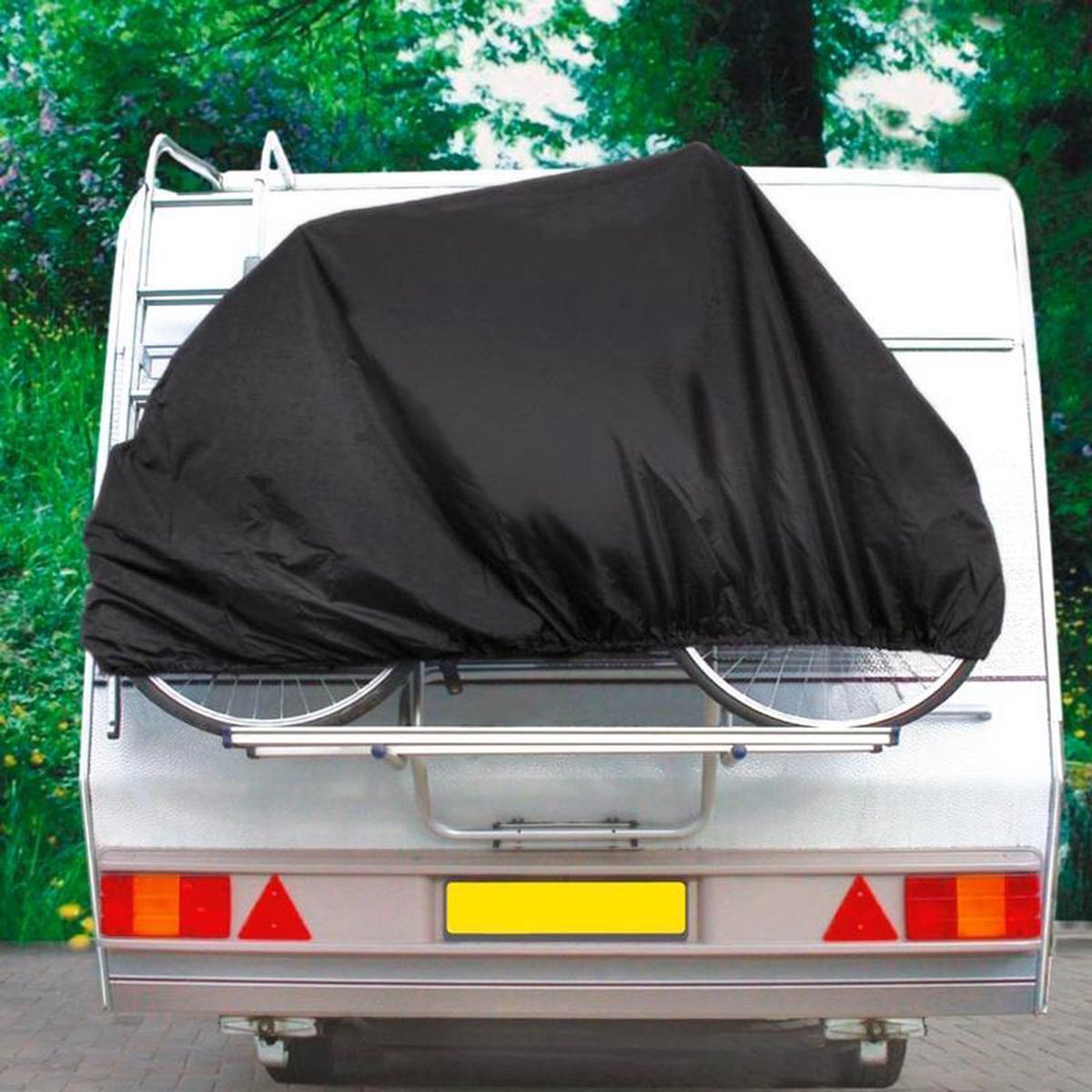 DRESCO fietshoes 200 x 98 cm polyester - Zwart