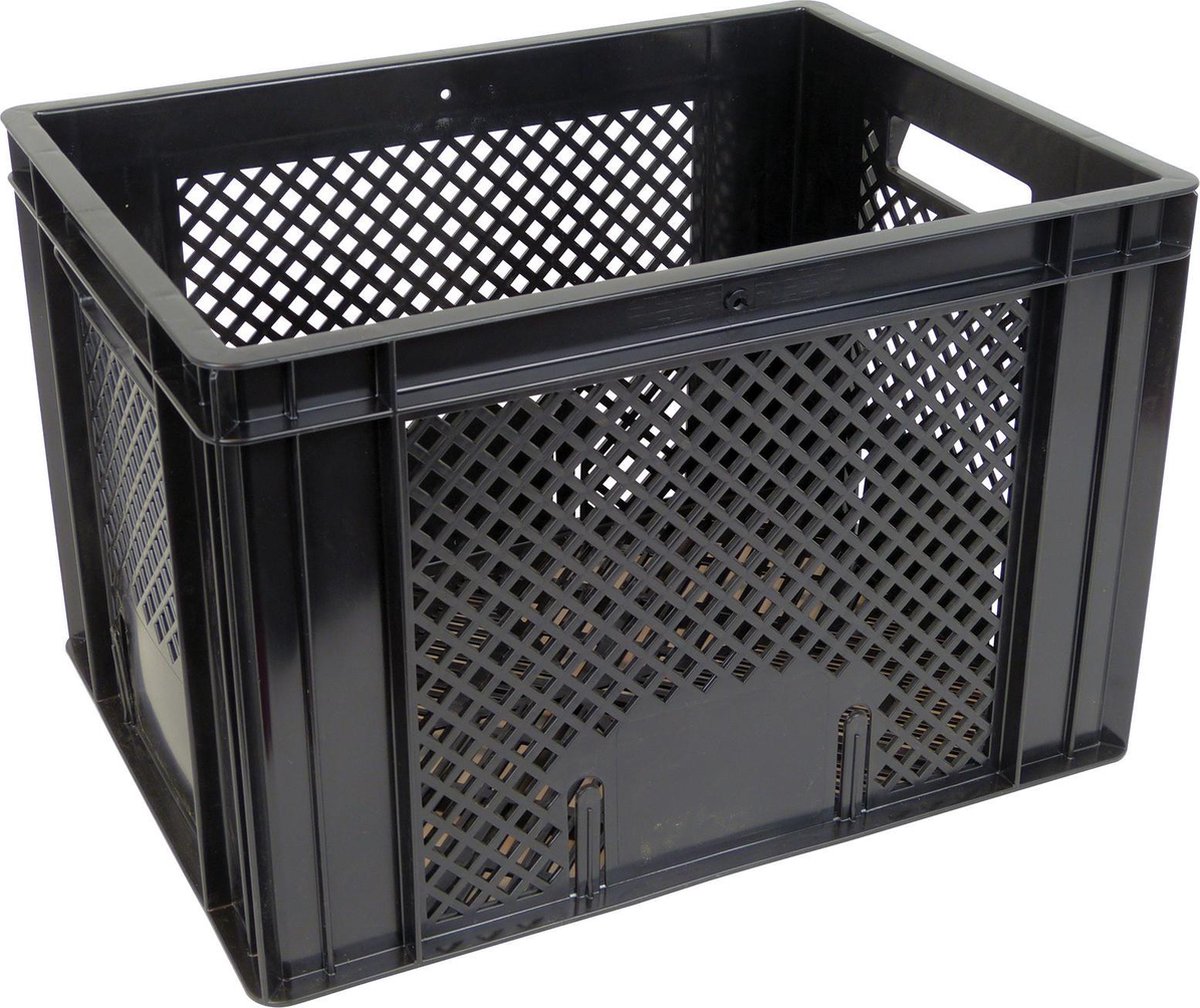 TOM fietskrat 31,2 liter 40 x 30 cm - Zwart