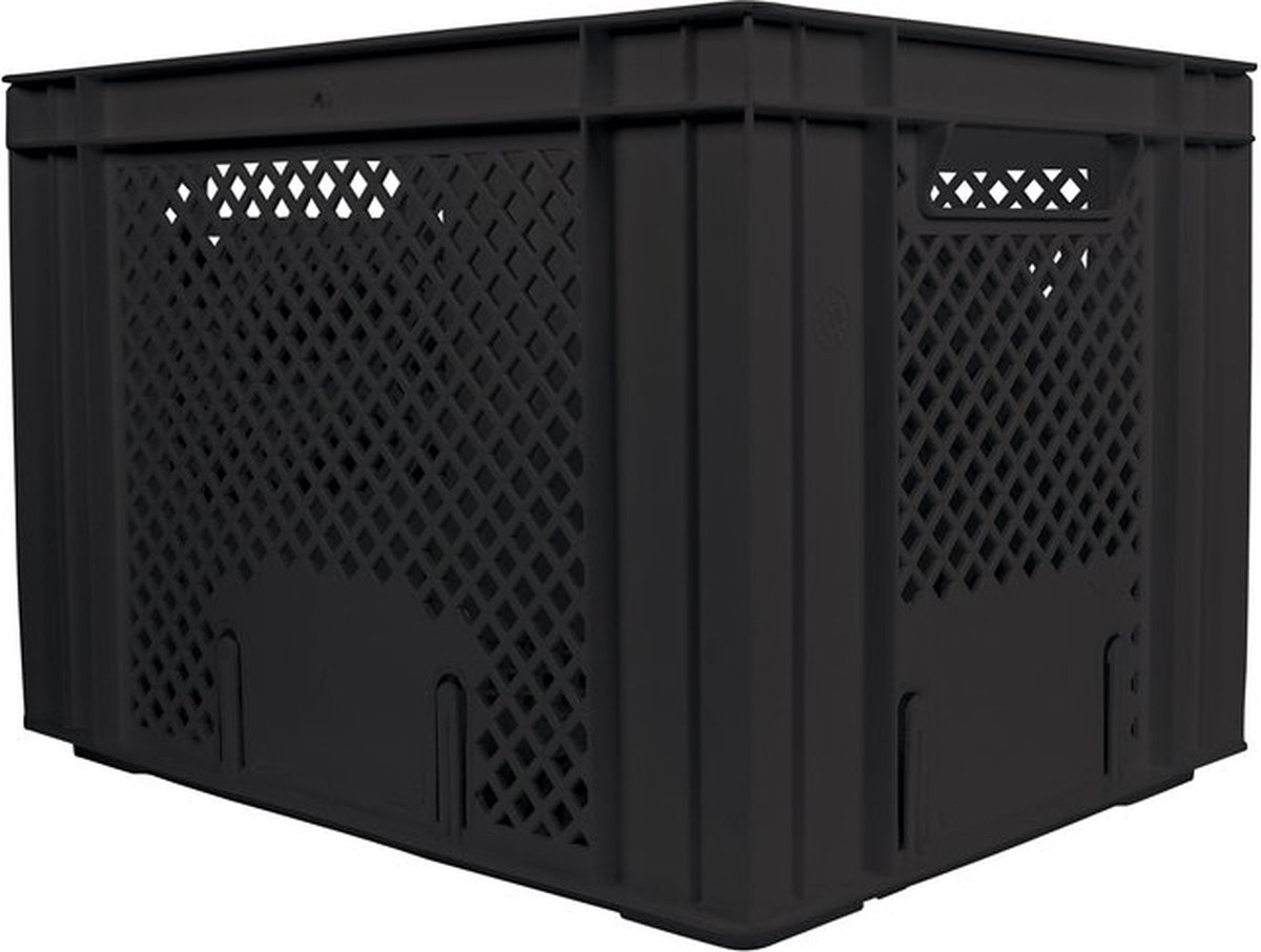 TOM fietskrat 31,2 liter 40 x 30 cm - Zwart