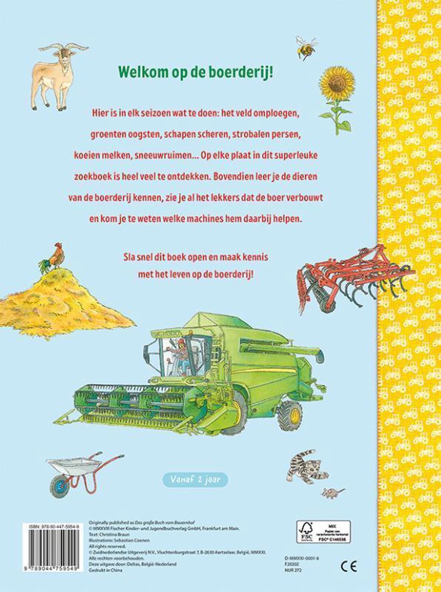 Kijk- en zoekboek - Op de boerderij