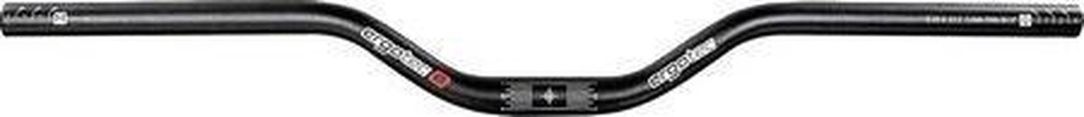 Ergotec stuur MTB Riser Bar 31,8 x 780 mm aluminium - Zwart