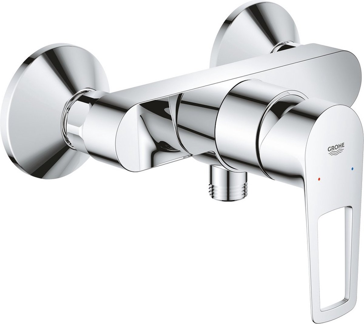 Grohe BauLoop douchemengkraan wandmodel chroom 23633001