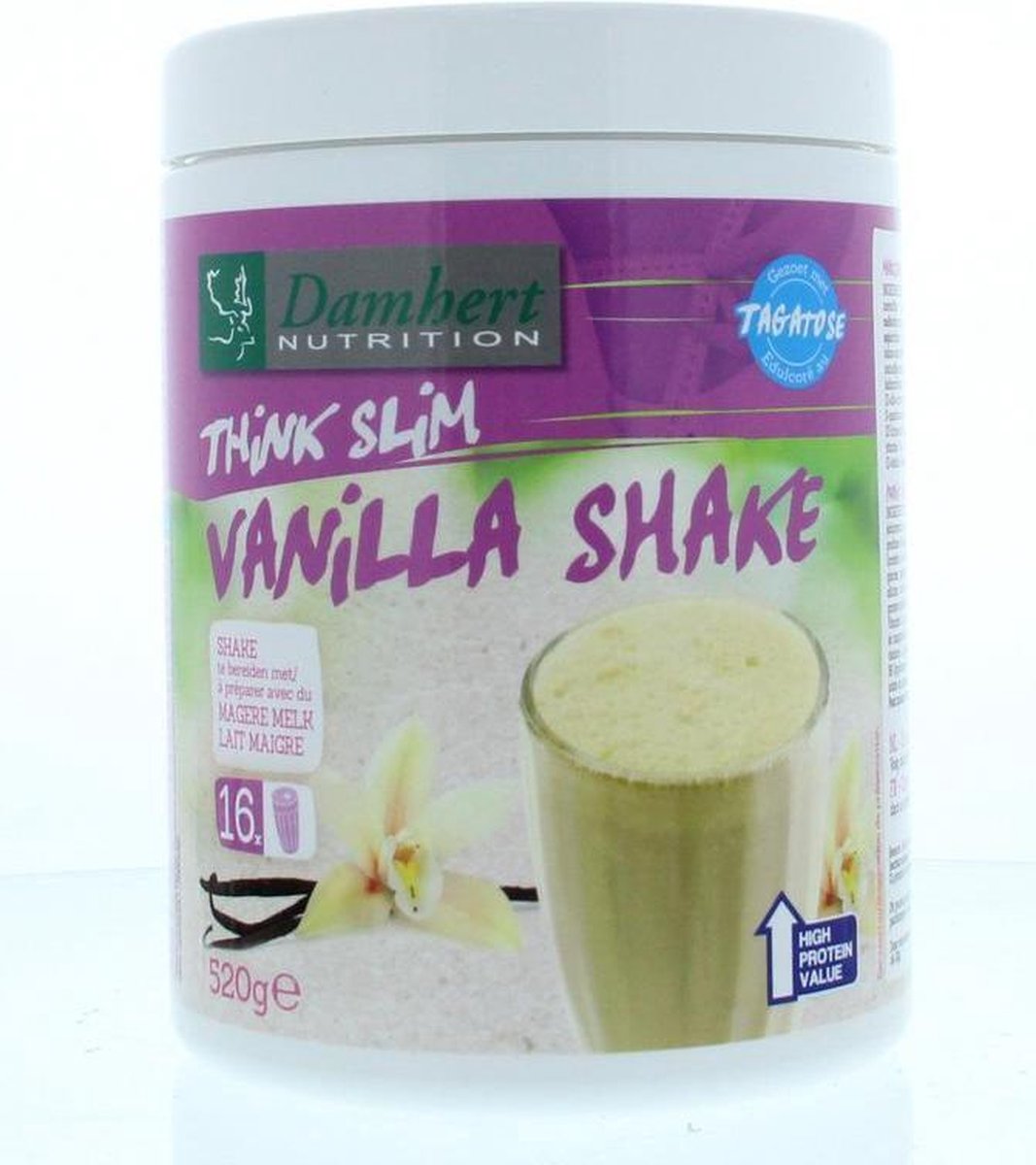 Damhert Maaltijdshake vanille 512 gram