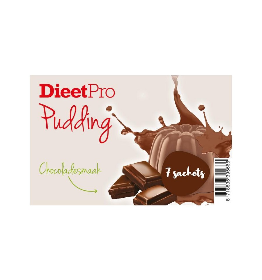 Dieet Pro Pudding chocolade box 1 set