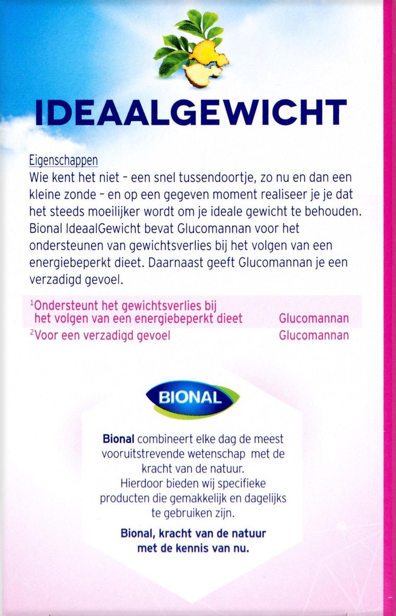 Bional Ideaal gewicht 60 capsules