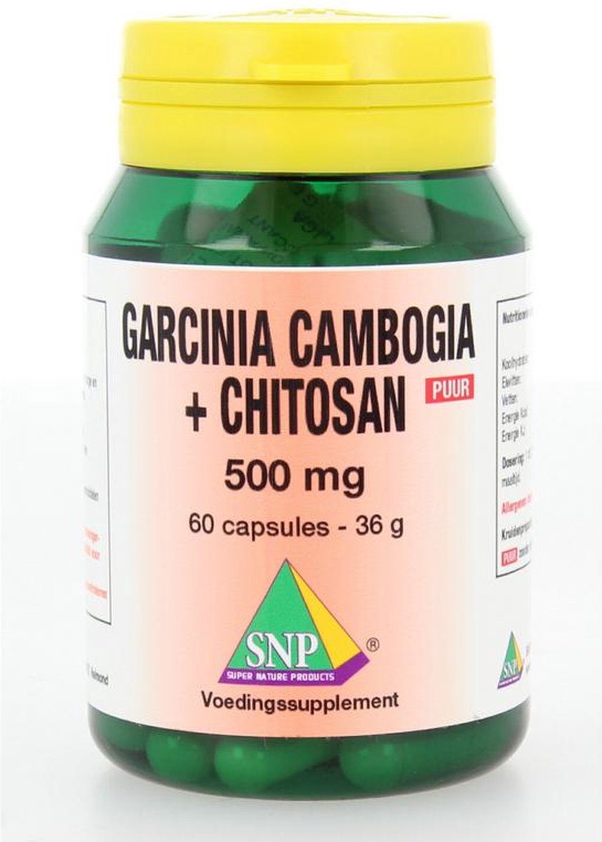 Snp Garcinia cambogia chitosan 500 mg puur 60 capsules
