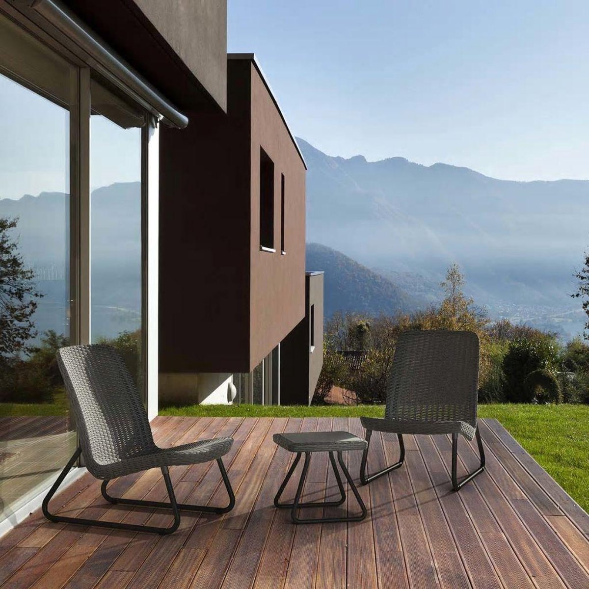 Keter Rio Balkonset - Grijs