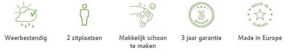 Keter Rio Balkonset - Grijs