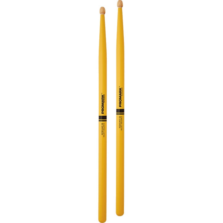 Promark RBH595AW Yellow Rebound 5B drumstokken