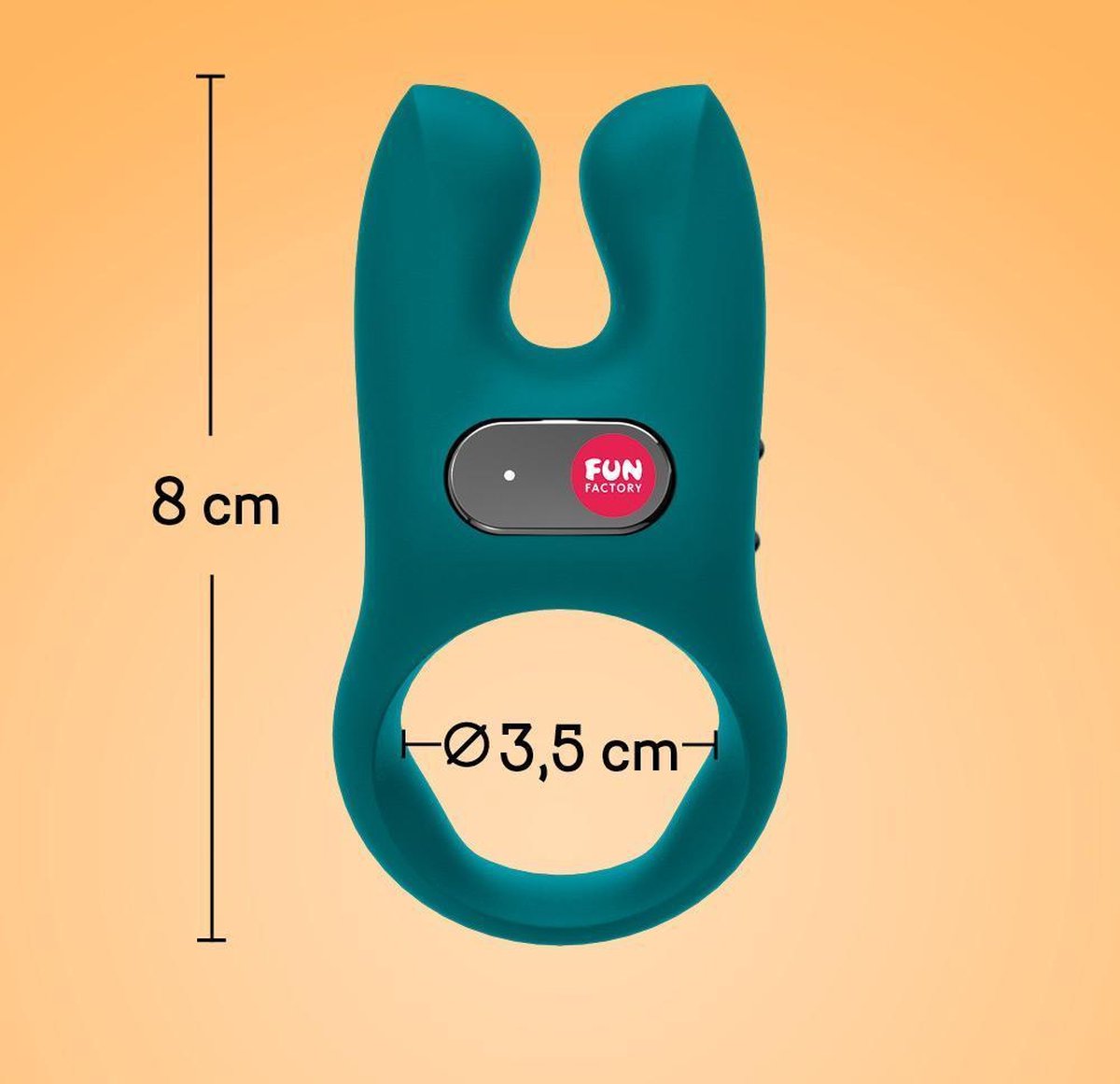 Fun Factory - NŌS Vibrerende Penisring - Diepzee - Blauw