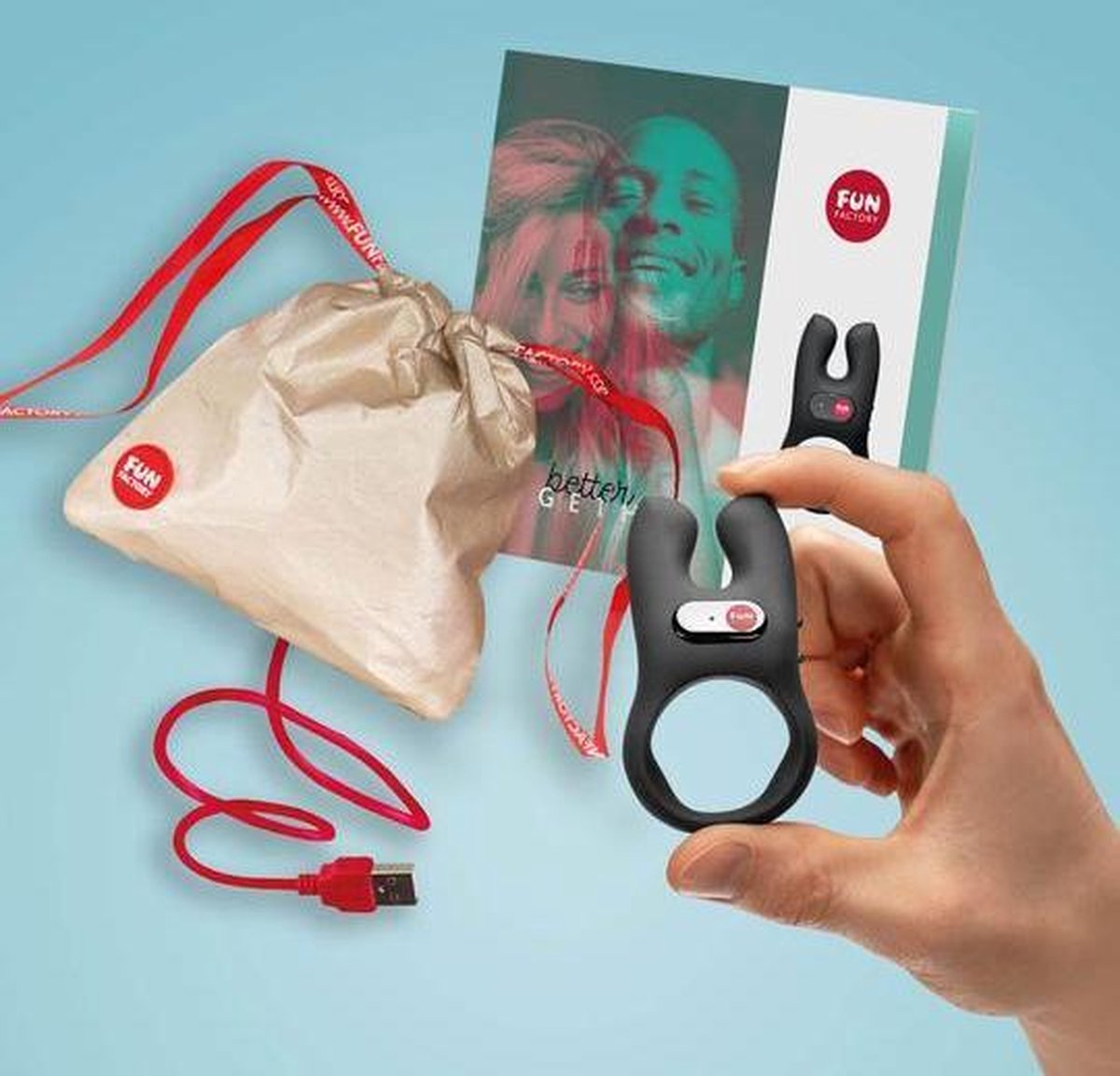 Fun Factory - NŌS Vibrerende Penisring - Diepzee - Blauw