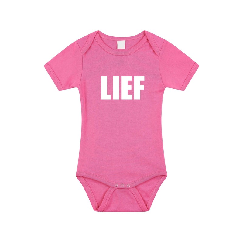 Bellatio Decorations Lief tekst baby rompertje meisjes - Kraamcadeau - Babykleding - Roze